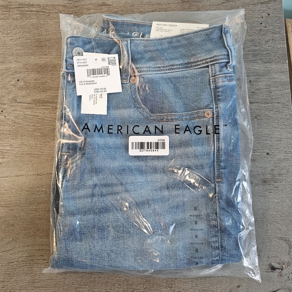American Eagle Next Level Low-Rise Kick Bootcut Jeans- NWT- Size 8 - Picture 4 of 4
